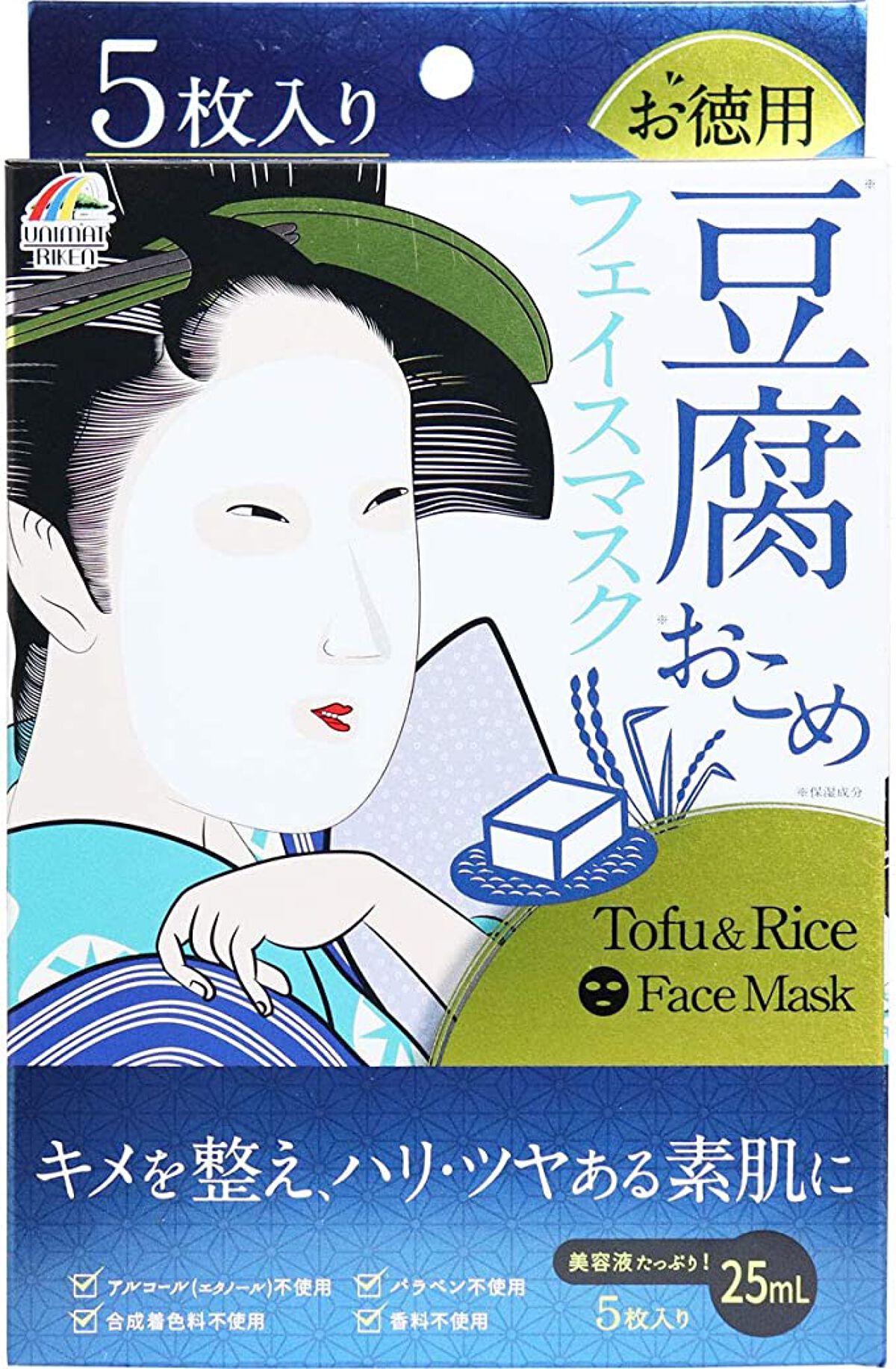 ユニマットリケン 豆腐とおこめのフェイスマスク