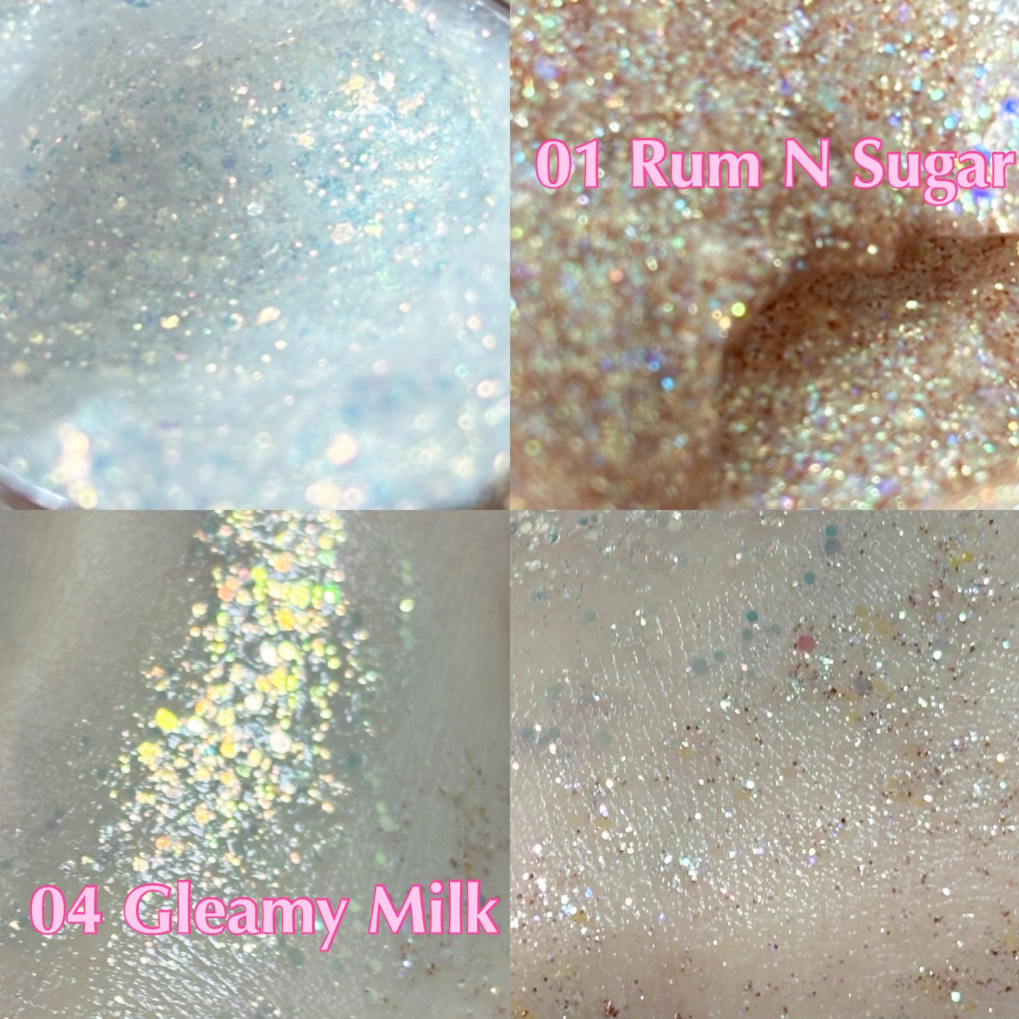 グリッタージェル  Gleamy Milk/Glint/グリッターを使ったクチコミ（3枚目）