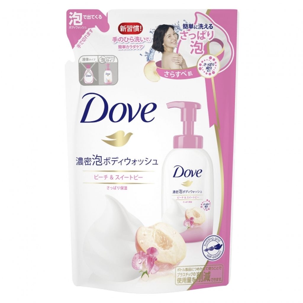 濃密泡ボディウォッシュ ピーチ＆スイートピー 詰め替え