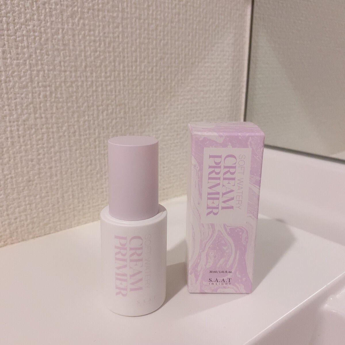 ソフトウォータリークリームプライマー/saat insight/化粧下地を使ったクチコミ(1枚目)