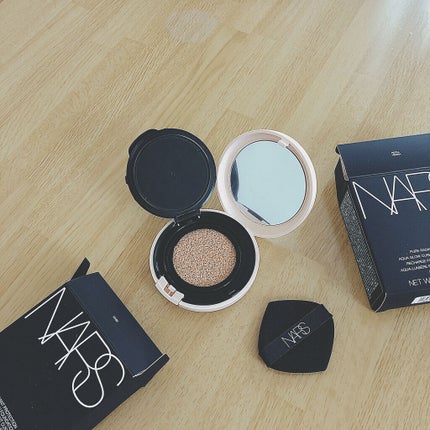 ピュアラディアントプロテクション アクアティックグロー クッションファンデーション SPF50+/PA+++/NARS/クッションファンデーションを使ったクチコミ(1枚目)