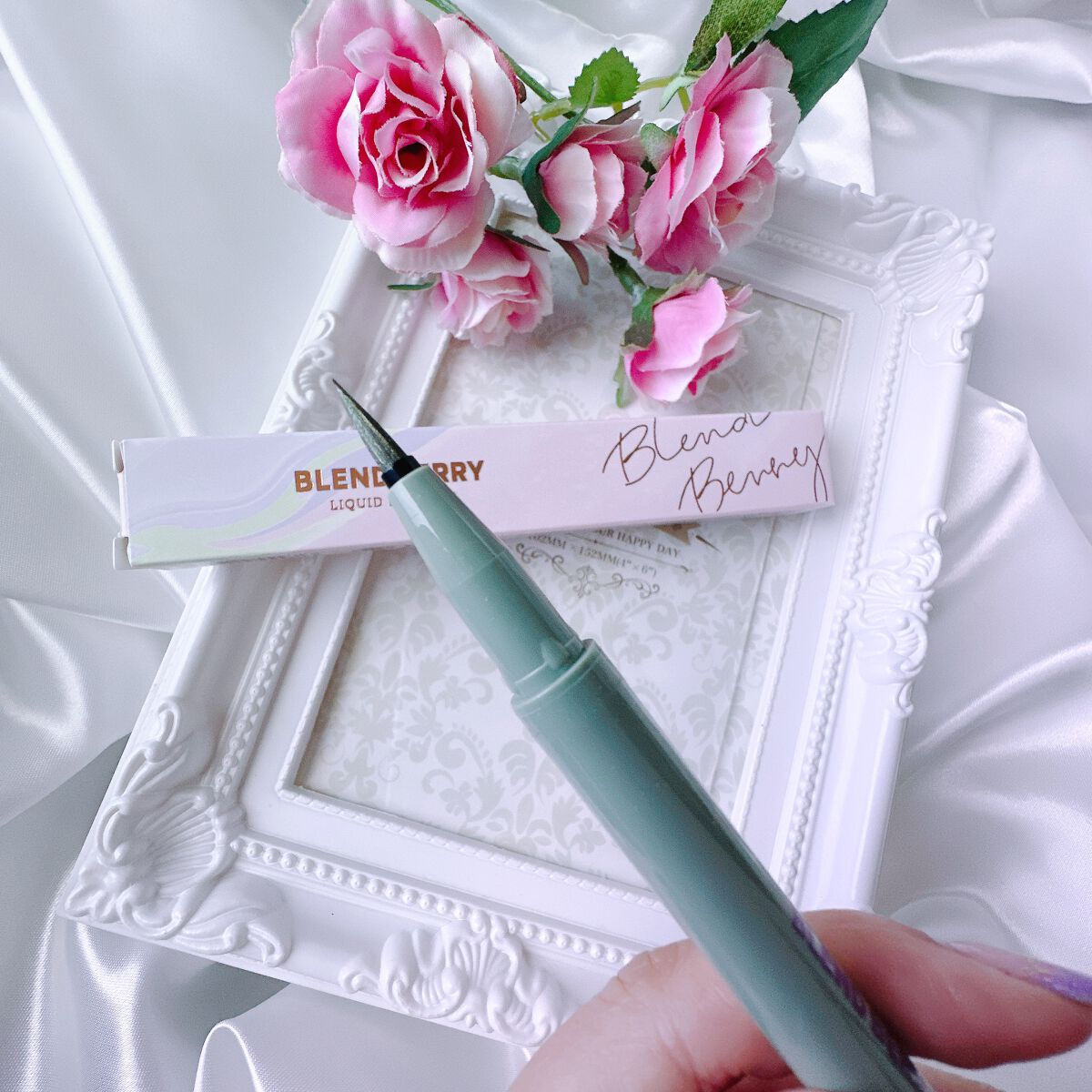 プレイフル リキッドアイライナー/BLEND BERRY/リキッドアイライナーを使ったクチコミ(2枚目)