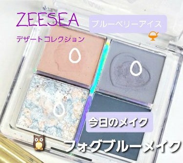 ZEESEAデザートコレクション４カラーアイシャドウパレット/ZEESEA/アイシャドウパレットを使ったクチコミ（1枚目）