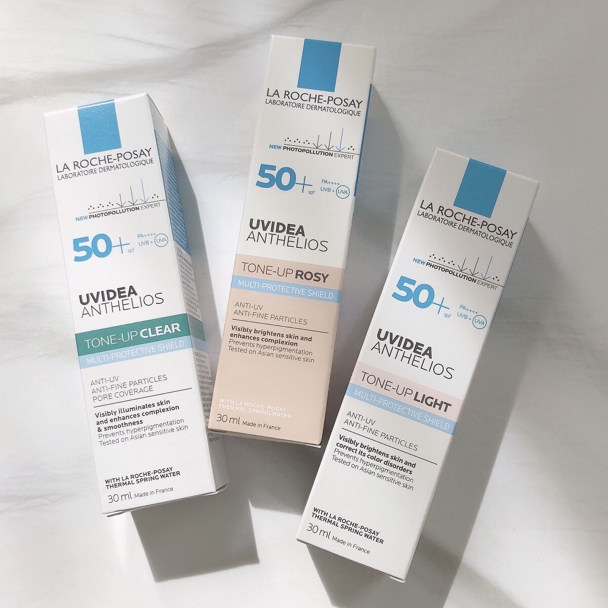 ラ ロッシュ ポゼ
◻︎UVイデア XL プロテクション◻︎

▪︎トーンアップ
▪︎トーンアップローズ
▪︎トーンアップクリア

LIPSから、プレゼント🎁でいただきました✨
ありがとうございます👏👏👏

────────────