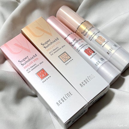 スーパーサンシールド ブライトヴェール/ACSEINE/化粧下地を使ったクチコミ(7枚目)