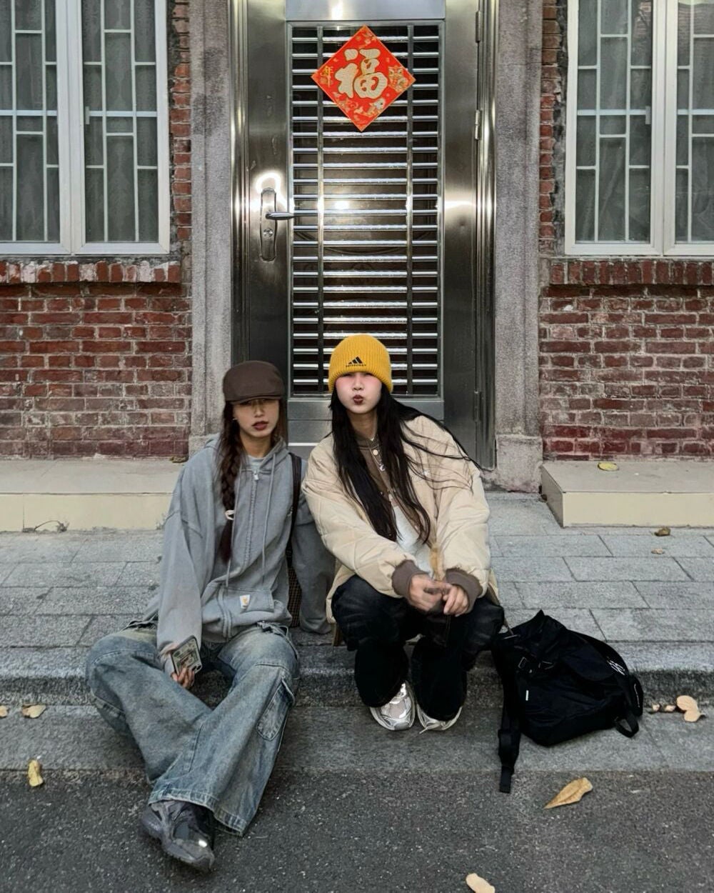 ひとみ on LIPS 「親友と会う#コーデ#ファッション#韓国雑貨#韓国コーデ#韓国フ..」(3枚目)