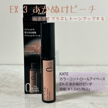 ケイト カラーコントロールアイベース/KATE/アイシャドウベースを使ったクチコミ(2枚目)