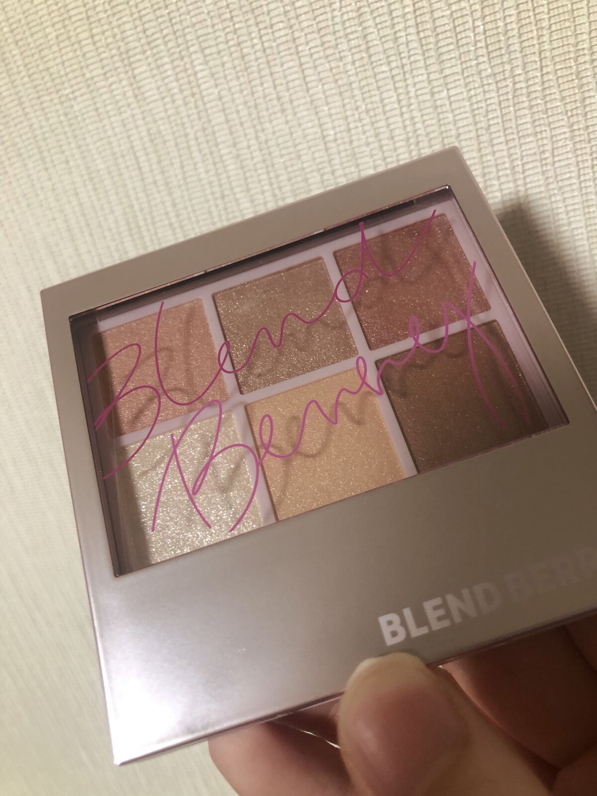 オーラクリエイション/BLEND BERRY/アイシャドウパレットを使ったクチコミ（2枚目）