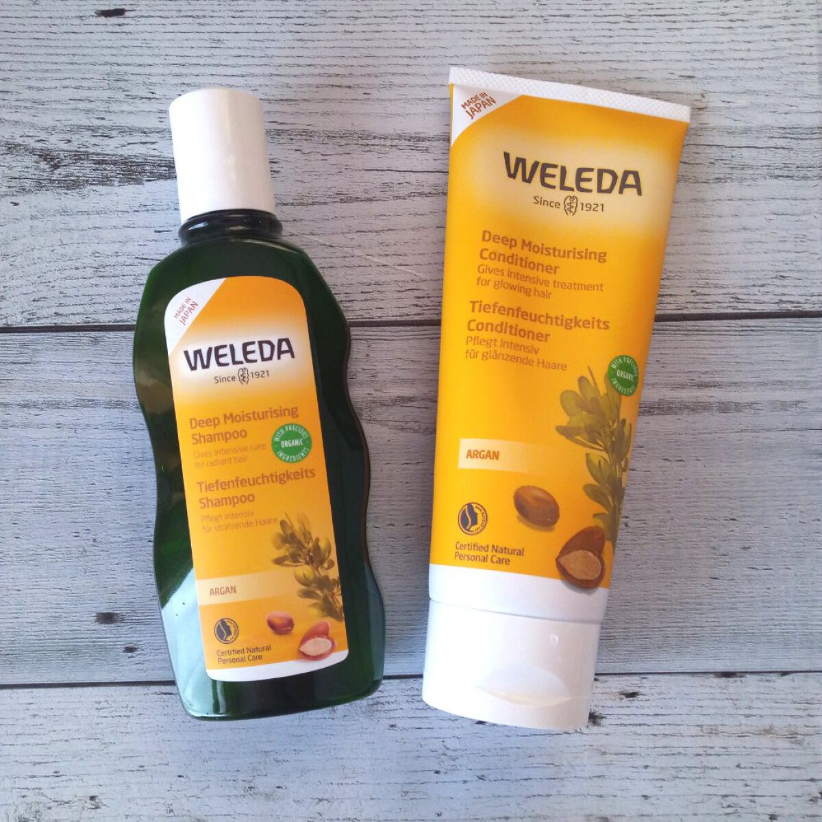 アルガン ヘアシャンプー／ヘアコンディショナー/WELEDA/市販シャンプーを使ったクチコミ（1枚目）