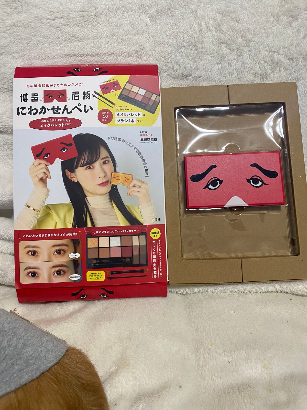 ぷぅぴぃ《紫コス部💜💗》 on LIPS 「にわかせんぺいアイカラー&アイブロウパレット⭐️2022年12..」(5枚目)