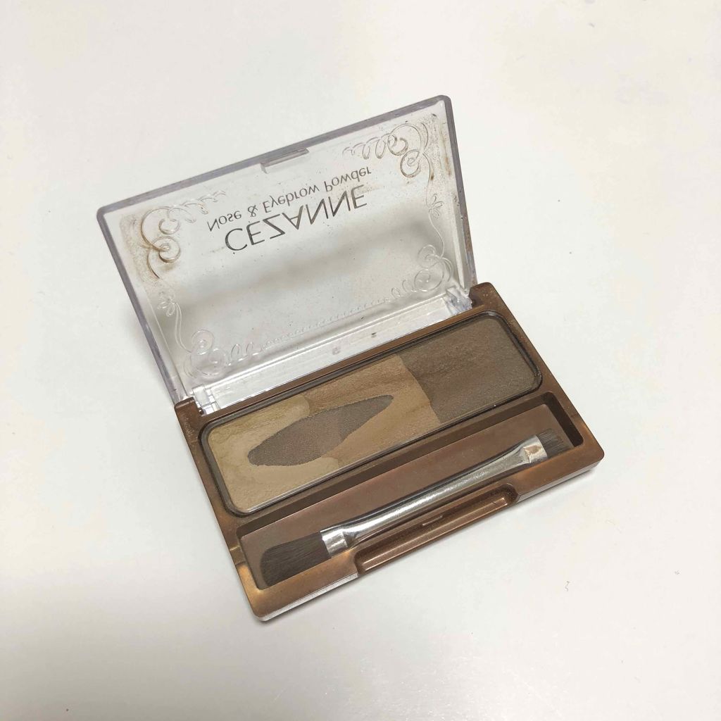 ノーズ&アイブロウパウダー/CEZANNE/パウダーアイブロウを使ったクチコミ(1枚目)