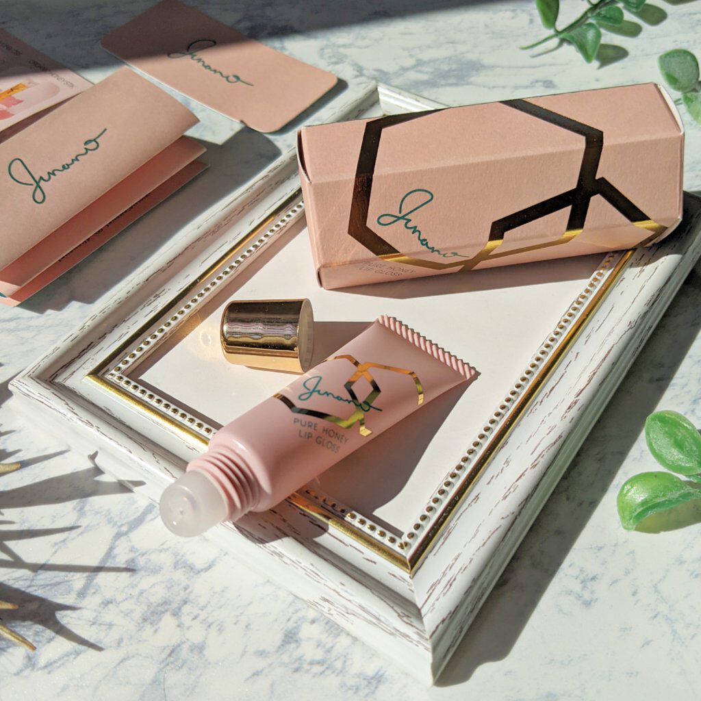 ピュアハニーリップグロス/Junano/リップ美容液を使ったクチコミ（2枚目）