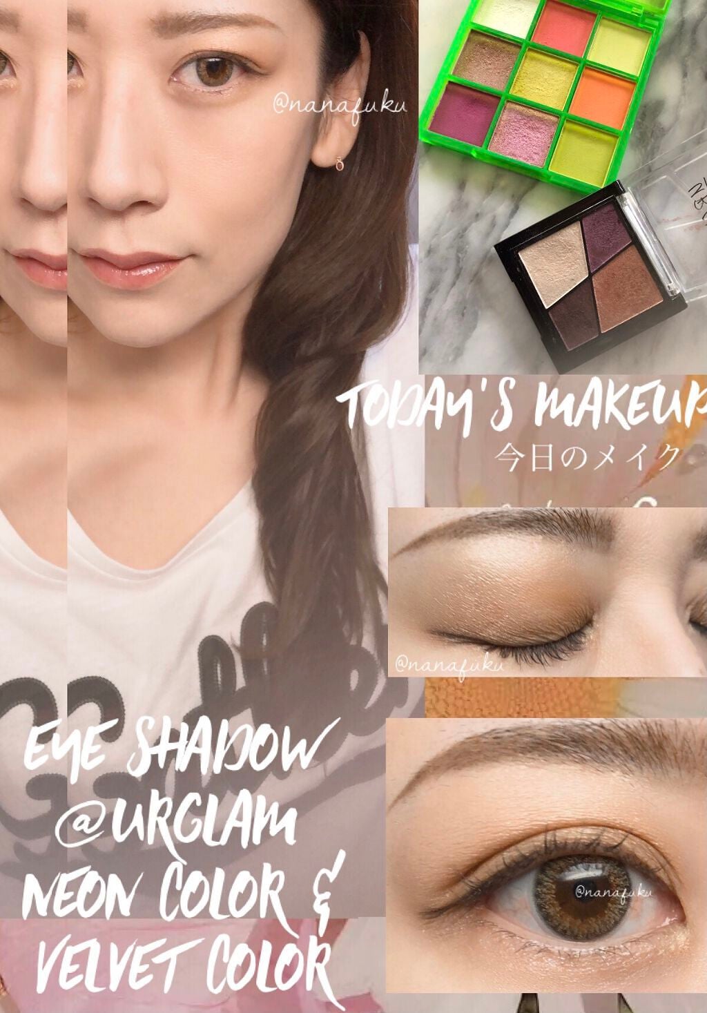 UR GLAM BLOOMING EYE COLOR PALETTE/U R GLAM/アイシャドウパレットを使ったクチコミ(1枚目)