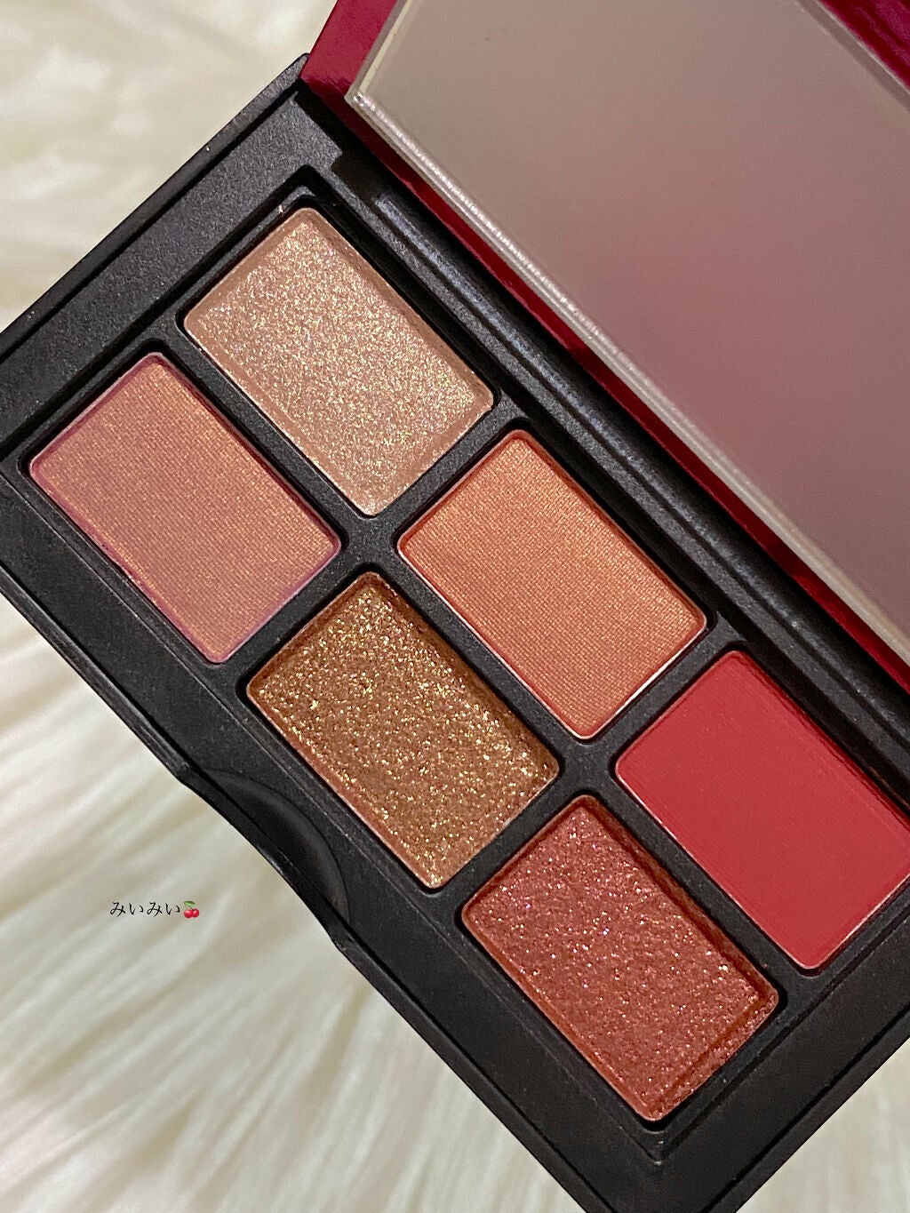 アンラップド ミニアイシャドーパレット ORGASM /NARS/アイシャドウパレットを使ったクチコミ(2枚目)