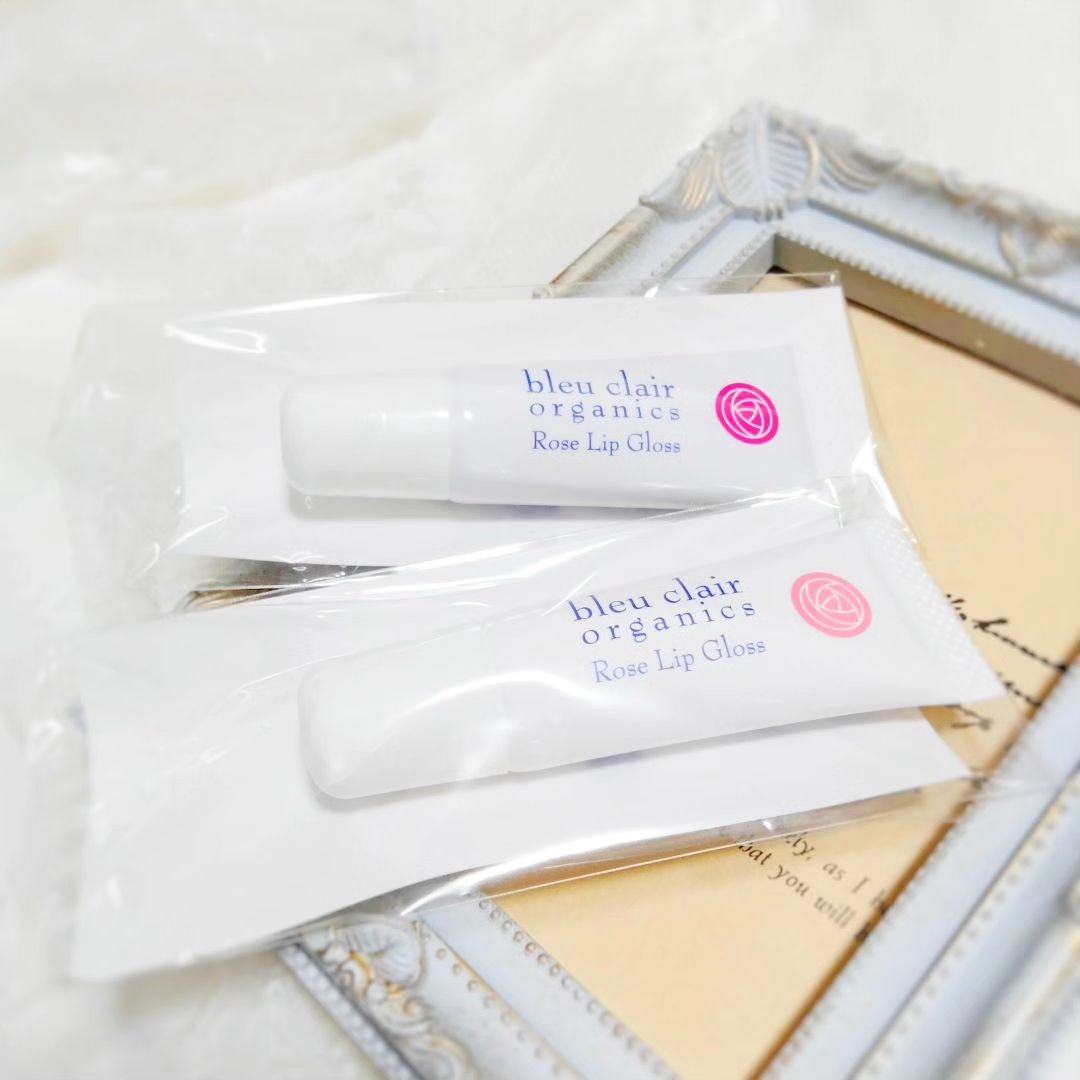 ローズリップグロス オーガニックレッド/ブルークレール/リップグロスを使ったクチコミ（3枚目）