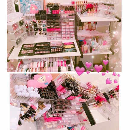 nana…❁ on LIPS 「コスメ収納💄✨┈┈┈┈┈┈┈┈┈┈┈┈┈┈㊗️100件目の投稿..」(1枚目)