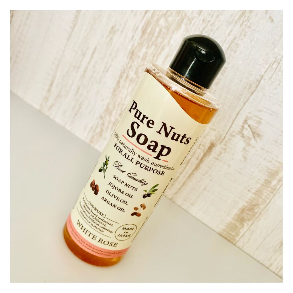 ピュアナッツソープ ホワイトローズの香り/ナチュラセラ/洗顔フォームを使ったクチコミ(1枚目)