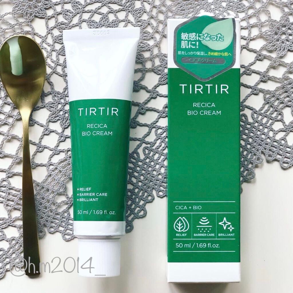 リシカバイオクリーム/TIRTIR(ティルティル)/フェイスクリームを使ったクチコミ(4枚目)