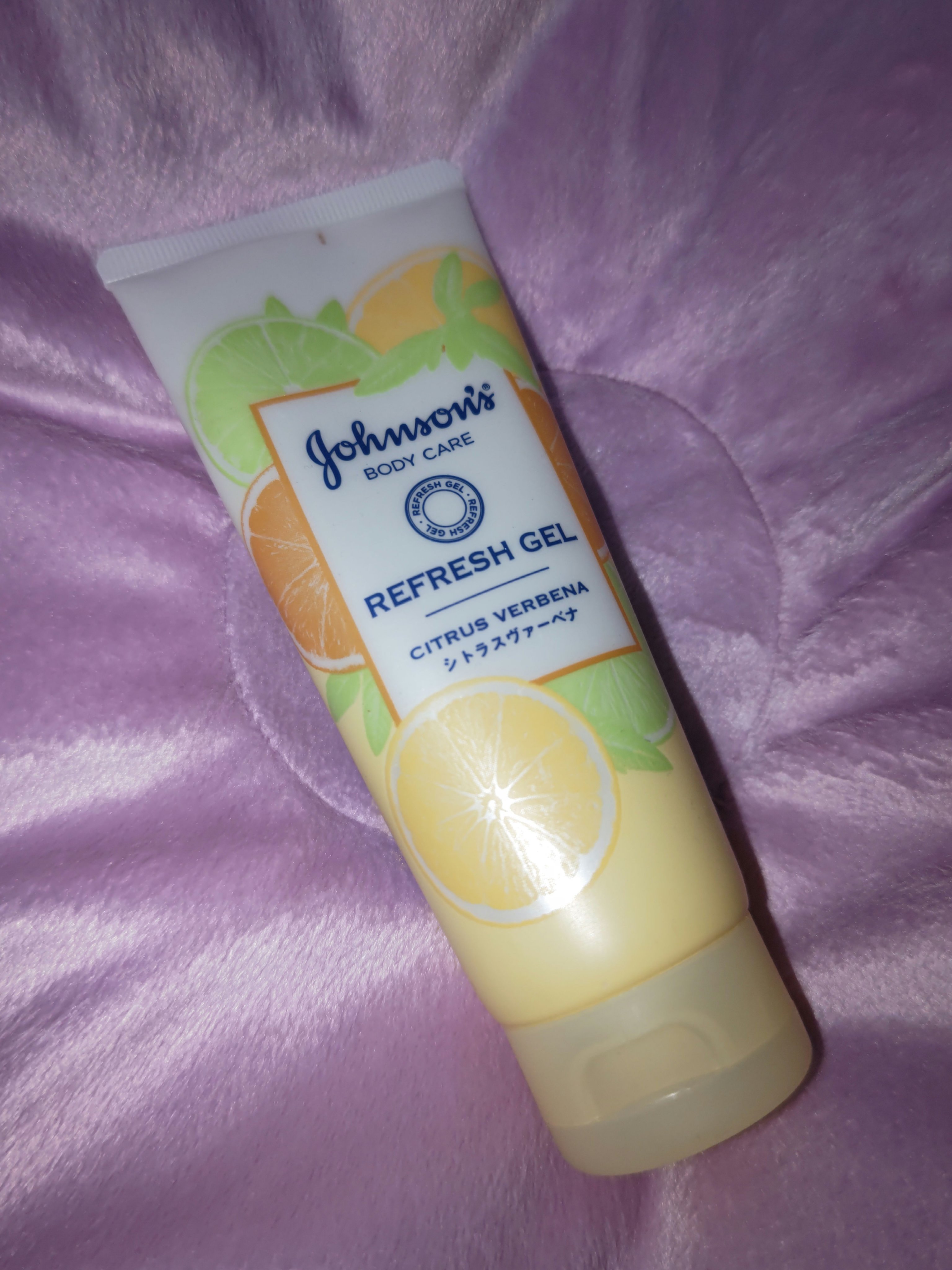 リフレッシュジェル シトラスヴァーベナ/ジョンソンボディケア/ボディローションを使ったクチコミ（1枚目）