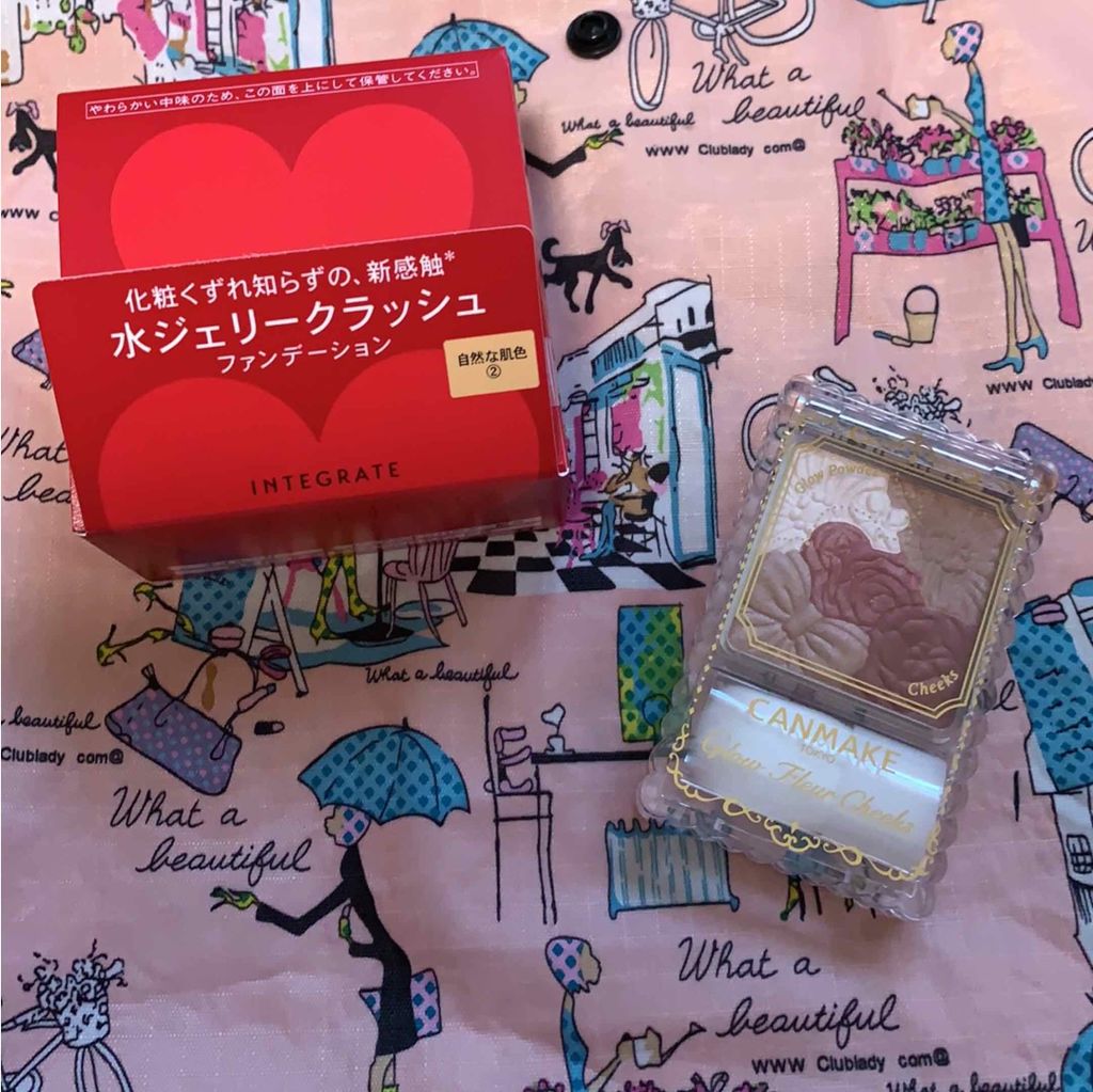 水ジェリークラッシュ/インテグレート/クリーム・エマルジョンファンデーションを使ったクチコミ（1枚目）