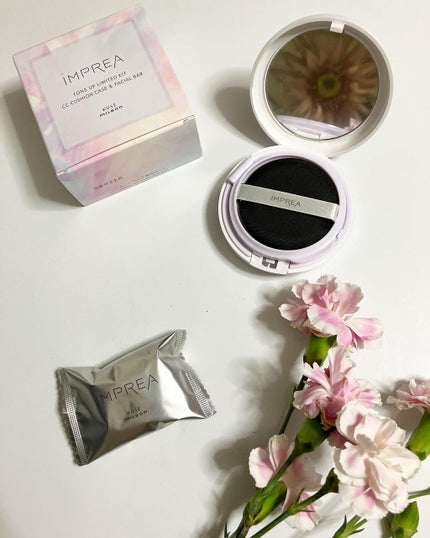 トーンアップ CC クッション ファンデーション/iMPREA/クッションファンデーションを使ったクチコミ(3枚目)