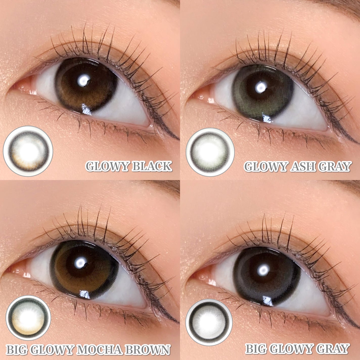 Eyelighter Glowy 1Month/OLENS/カラーコンタクトレンズを使ったクチコミ(2枚目)