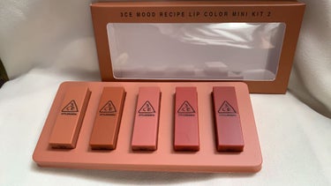 3CE LIP COLOR MINI KIT/3CE/口紅を使ったクチコミ（2枚目）