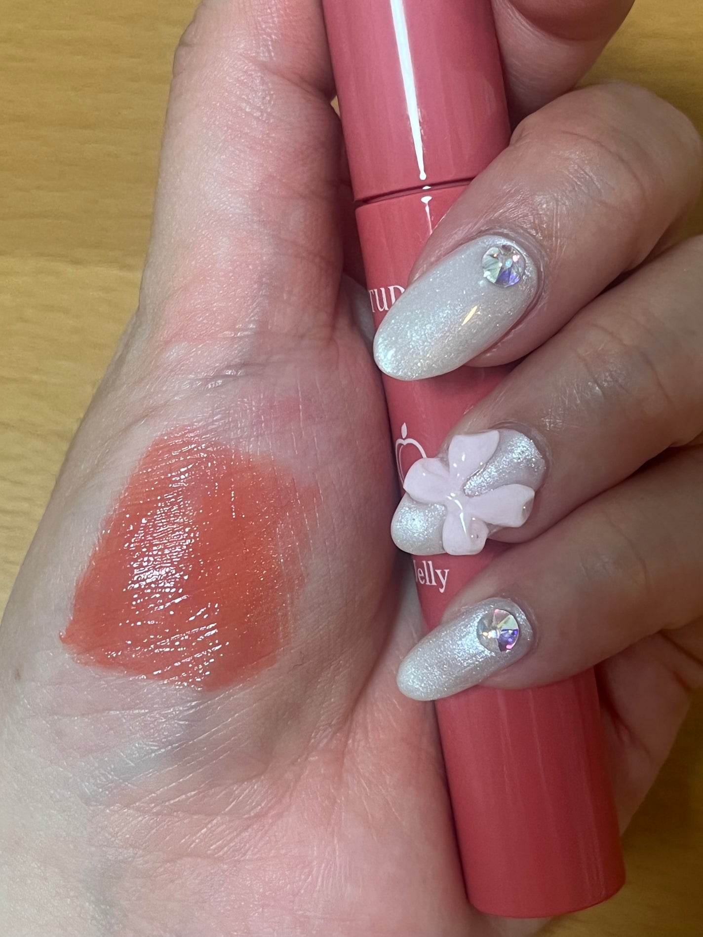 ピーチジェリーティント/ETUDE/口紅を使ったクチコミ(3枚目)