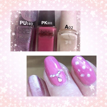 pa ネイルカラー PK801/pa nail collective/マニキュアを使ったクチコミ（3枚目）