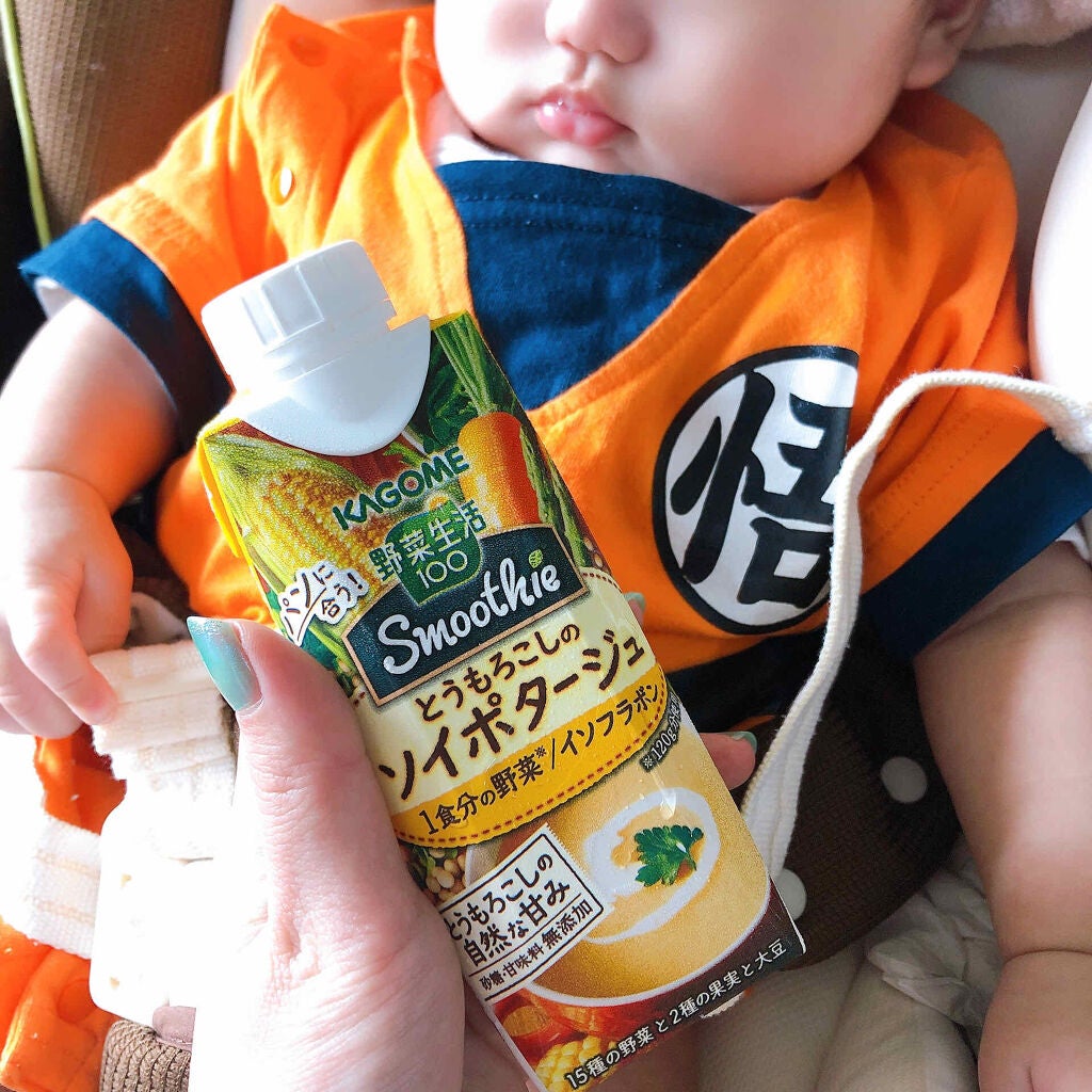 野菜生活100 Smoothie グリーンスムージー/野菜生活100/スムージーを使ったクチコミ(4枚目)