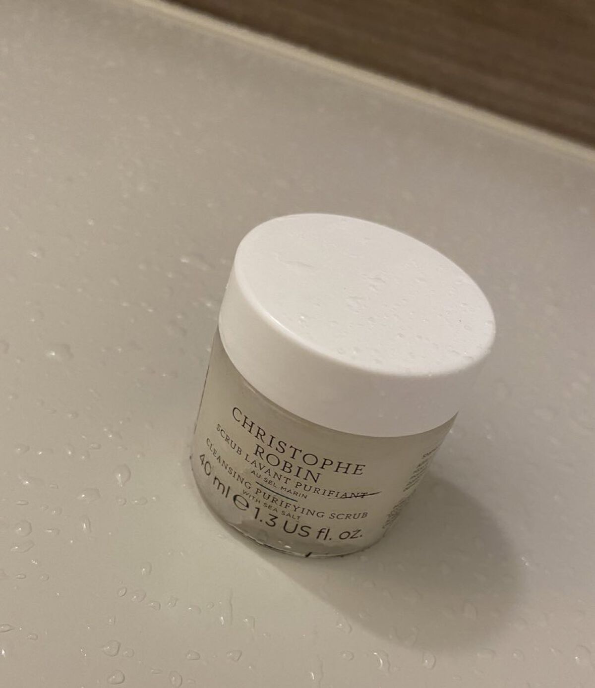 Cleansing Purifying Scrub with Sea Salt/Christophe Robin/ヘッドスクラブを使ったクチコミ（1枚目）