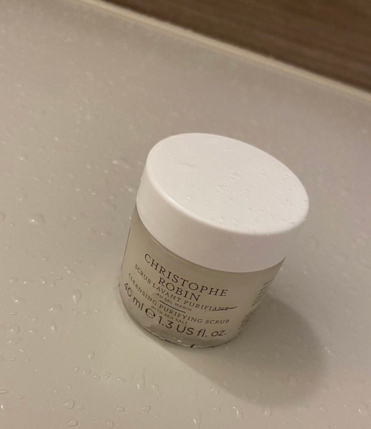 Cleansing Purifying Scrub with Sea Salt/Christophe Robin/ヘッドスクラブを使ったクチコミ(1枚目)