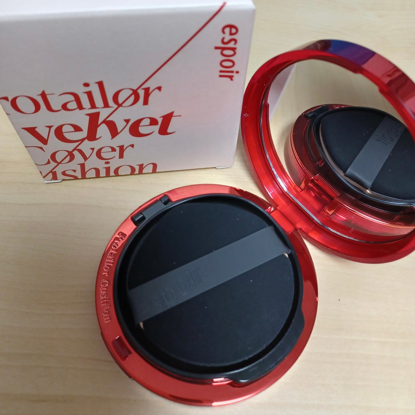 プロテーラービーベルベットカバークッション/espoir/クッションファンデーションを使ったクチコミ(3枚目)