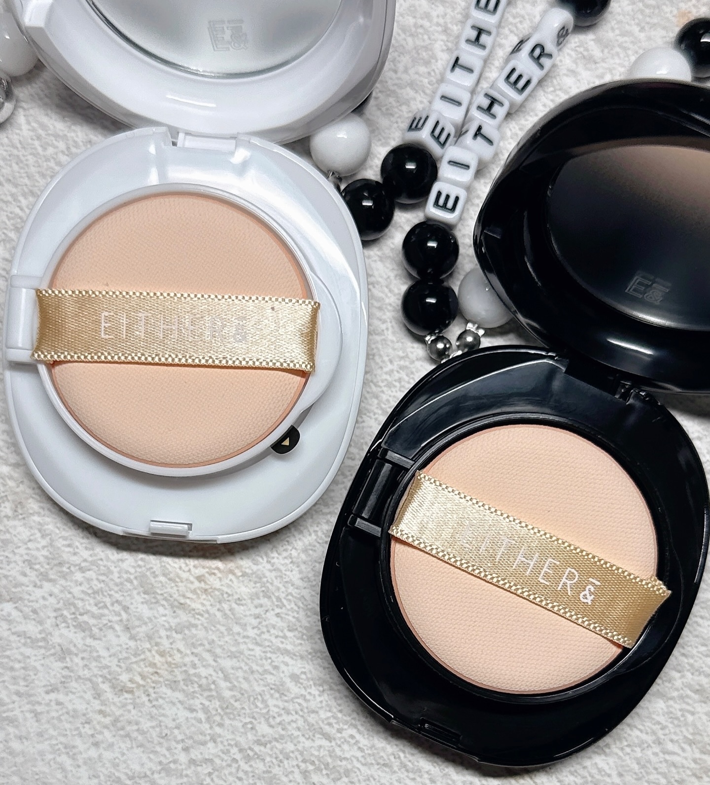 Pebble Glow Cushion 17N バニラ/EITHER＆/クッションファンデーションを使ったクチコミ（2枚目）