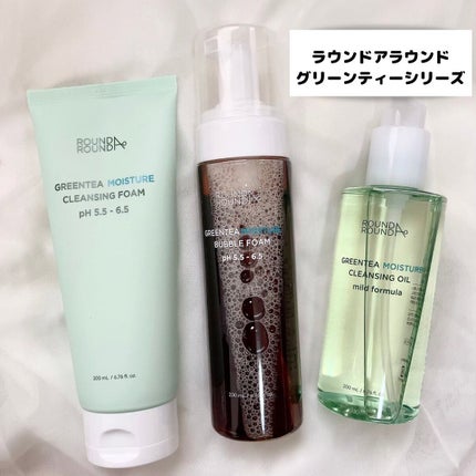 グリーンティートラブルバブルフォーム/ラウンドアラウンド/泡洗顔を使ったクチコミ(1枚目)