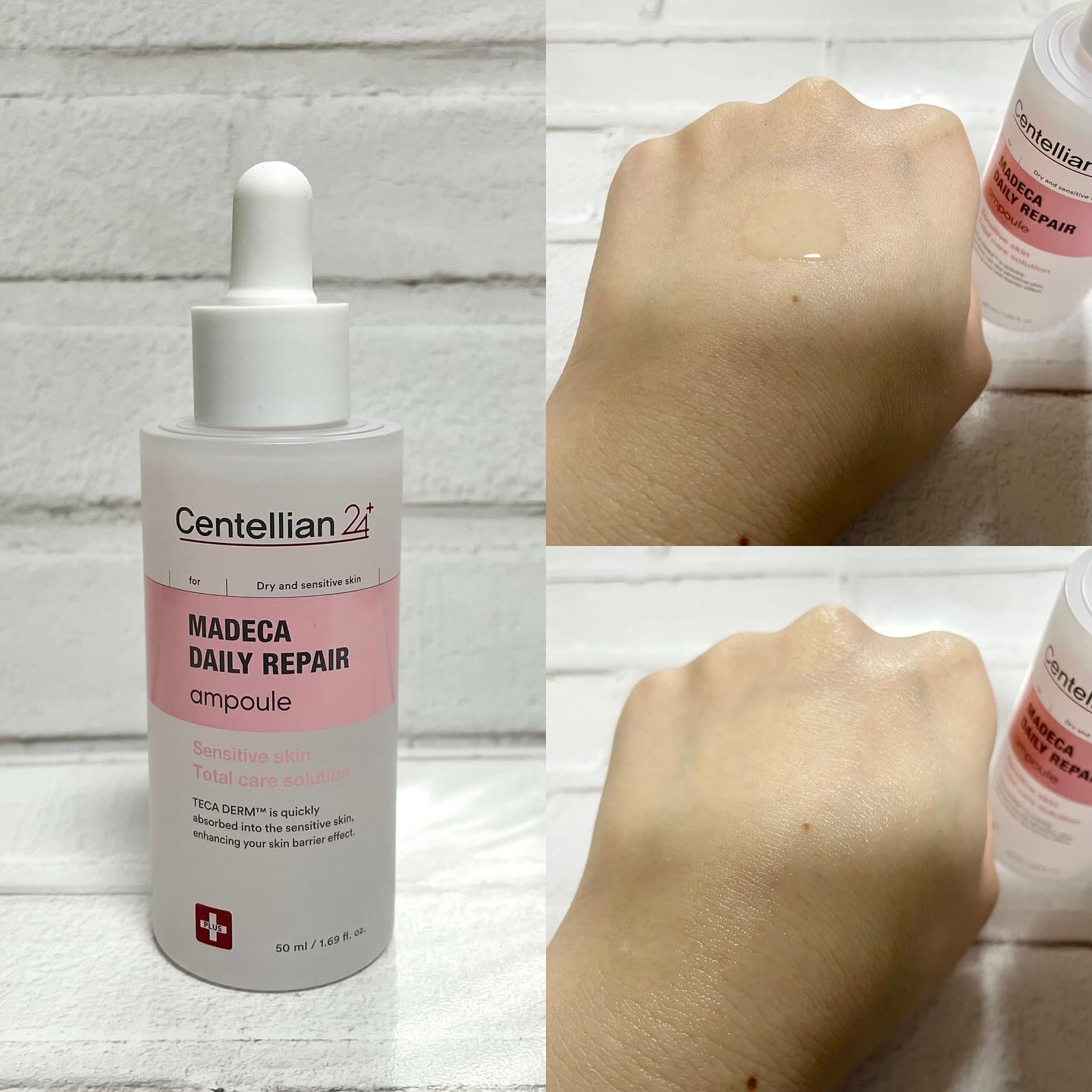 マデカデイリーリペアアンプル/センテリアン24/美容液を使ったクチコミ（2枚目）