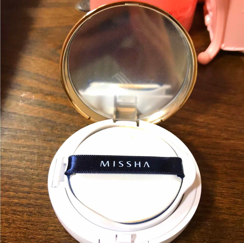 M クッション ファンデーション(モイスチャー)/MISSHA/クッションファンデーションを使ったクチコミ（2枚目）
