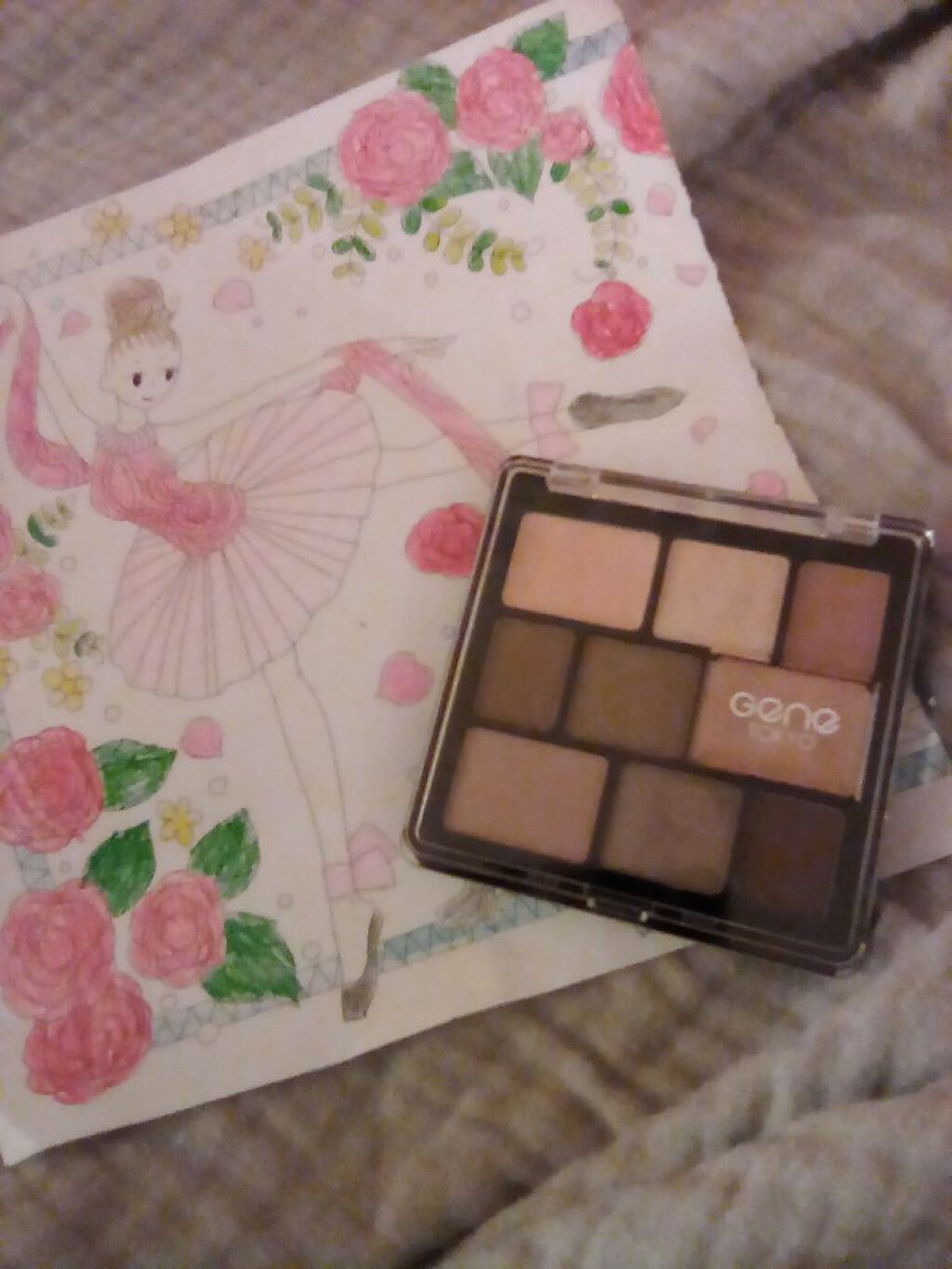 ムードアイシャドウパレット/GENE TOKYO/アイシャドウパレットを使ったクチコミ(2枚目)