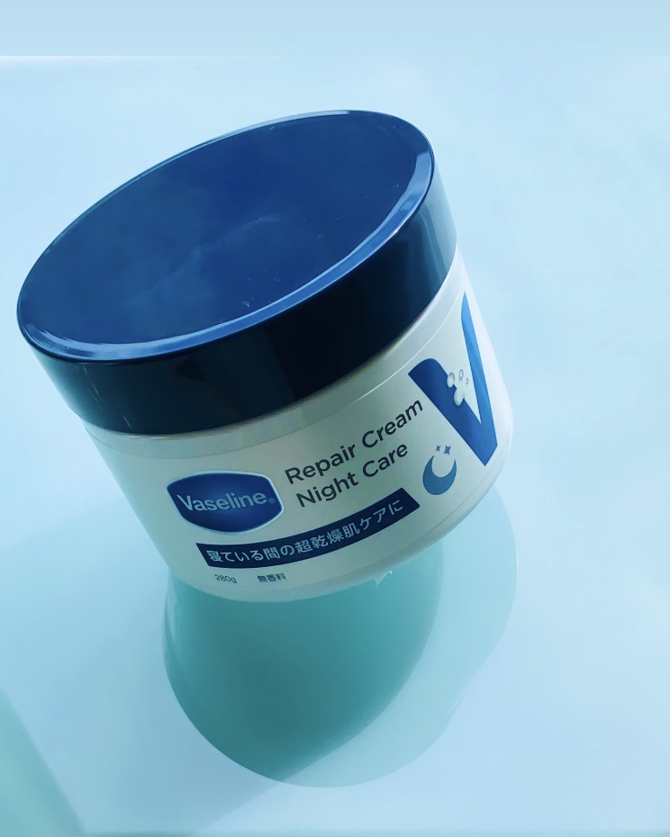 ヴァセリンリペアクリームナイトケア/ヴァセリン/ボディクリームを使ったクチコミ（1枚目）