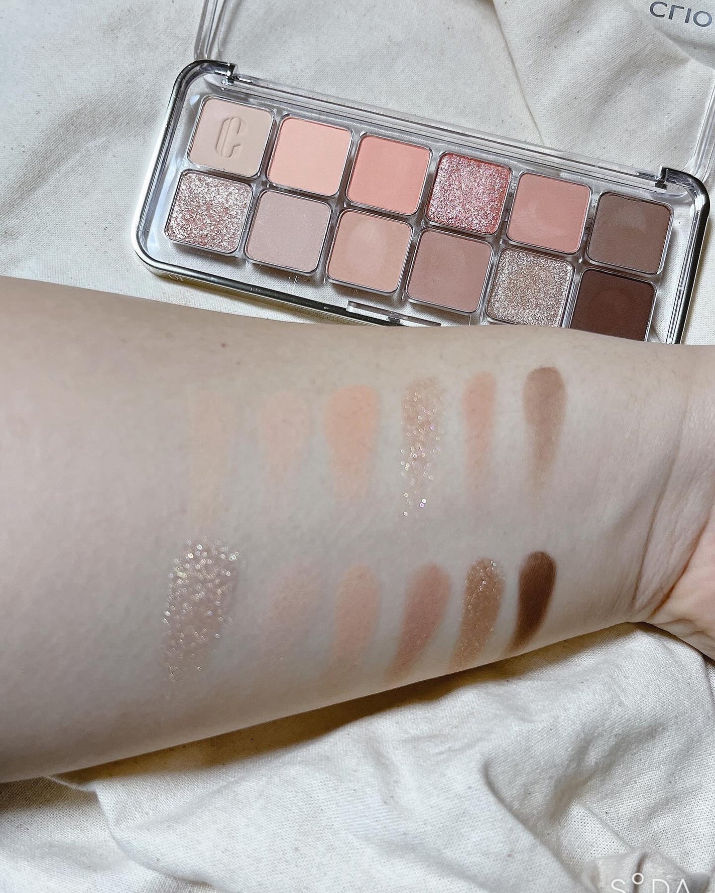 プロ アイ パレット エアー/CLIO/アイシャドウパレットを使ったクチコミ(3枚目)