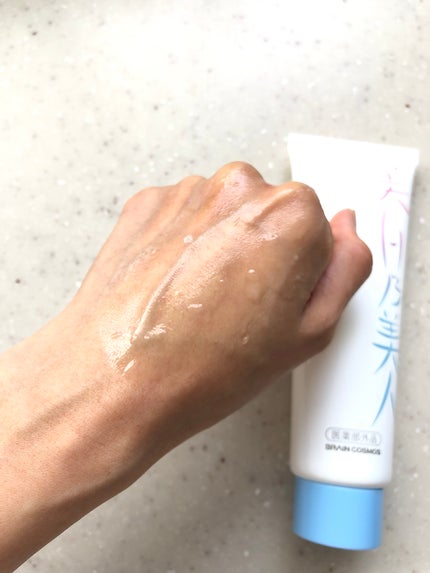 美白乃美人ピーリングジェル/ブレーンコスモス/ピーリングを使ったクチコミ(3枚目)