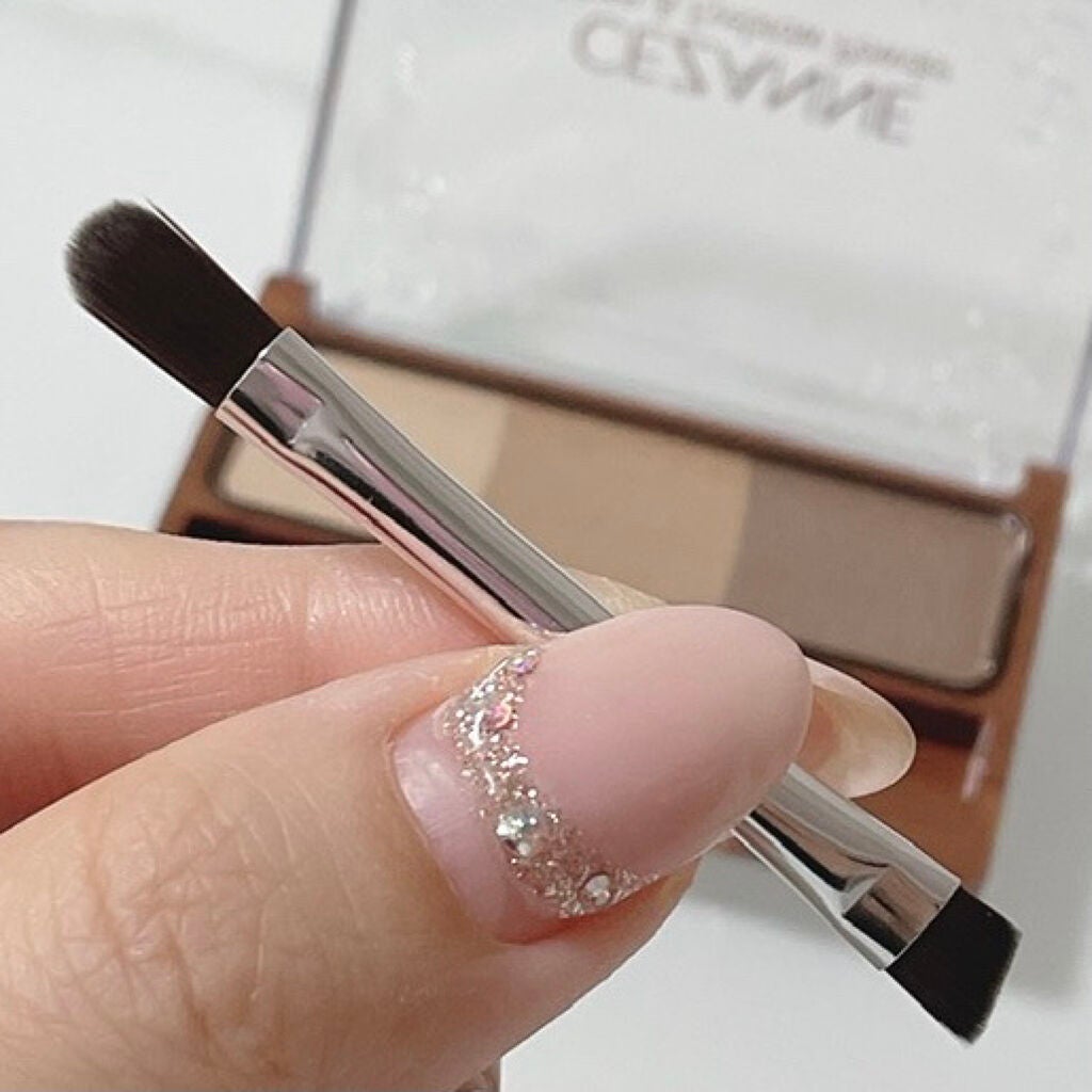 ノーズ&アイブロウパウダー/CEZANNE/パウダーアイブロウを使ったクチコミ(3枚目)