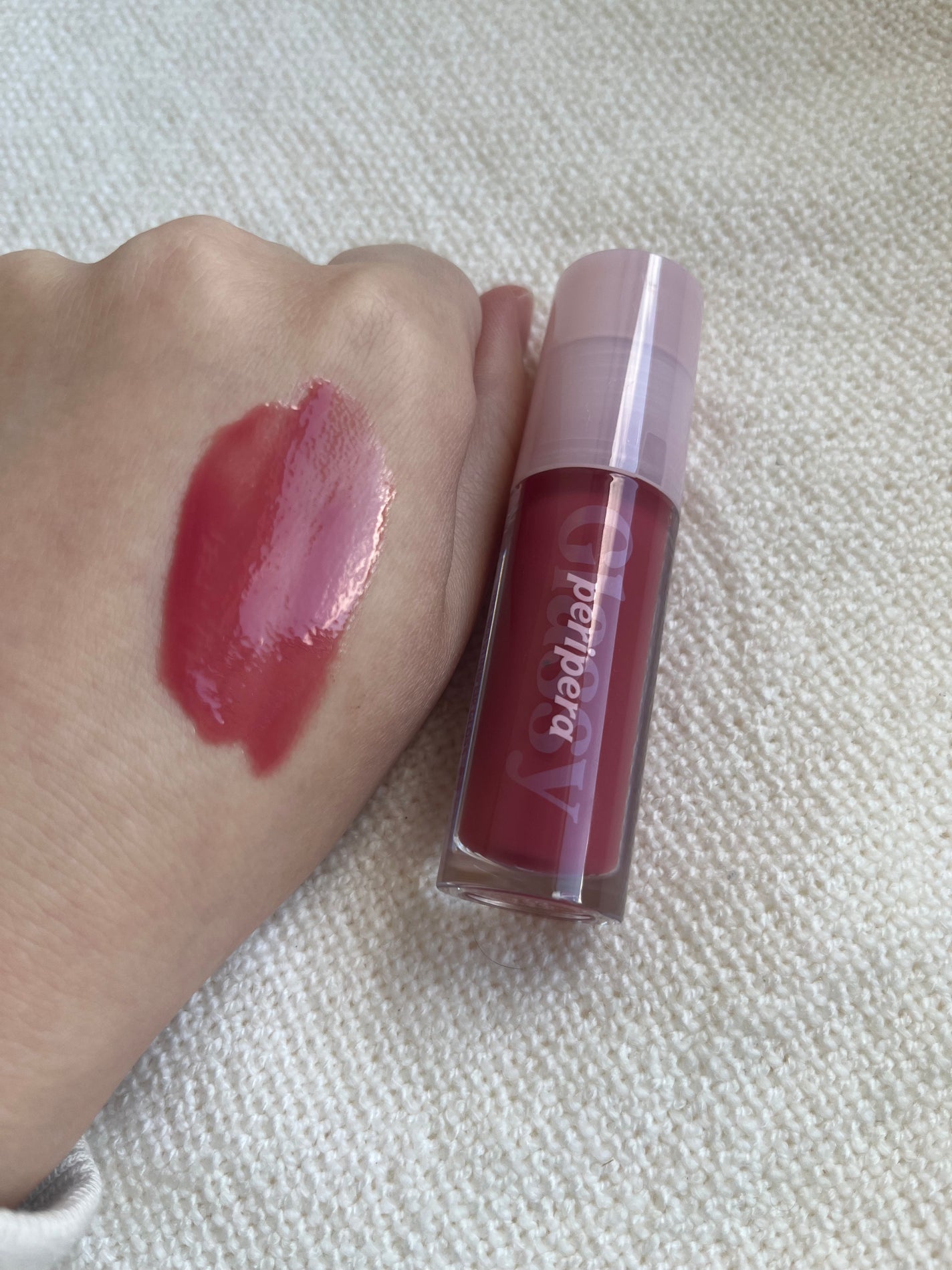 インク グラスティング リップ グロス/PERIPERA/リップグロスを使ったクチコミ(5枚目)