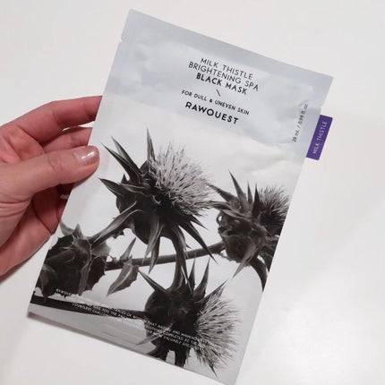 ミルクシスルブライトニングスパブラックマスク/RAWQUEST/シートマスク・パックを使ったクチコミ(4枚目)