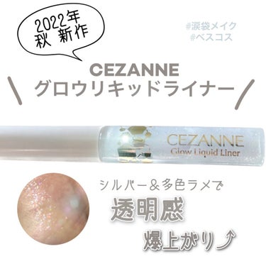 グロウリキッドライナー/CEZANNE/リキッドアイライナーを使ったクチコミ（1枚目）