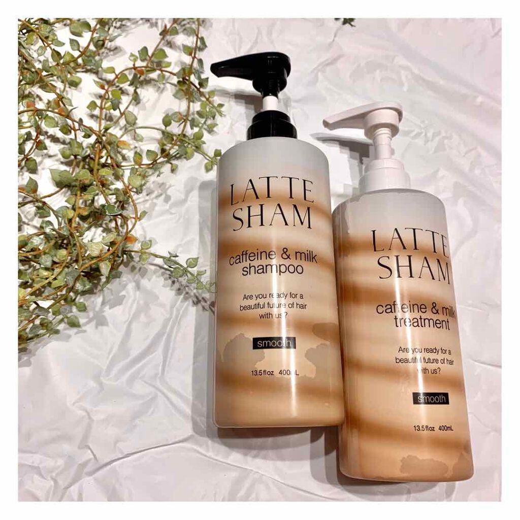 スムースシャンプー／スムーストリートメント 400mL/LATTE SHAM/市販シャンプーを使ったクチコミ（1枚目）