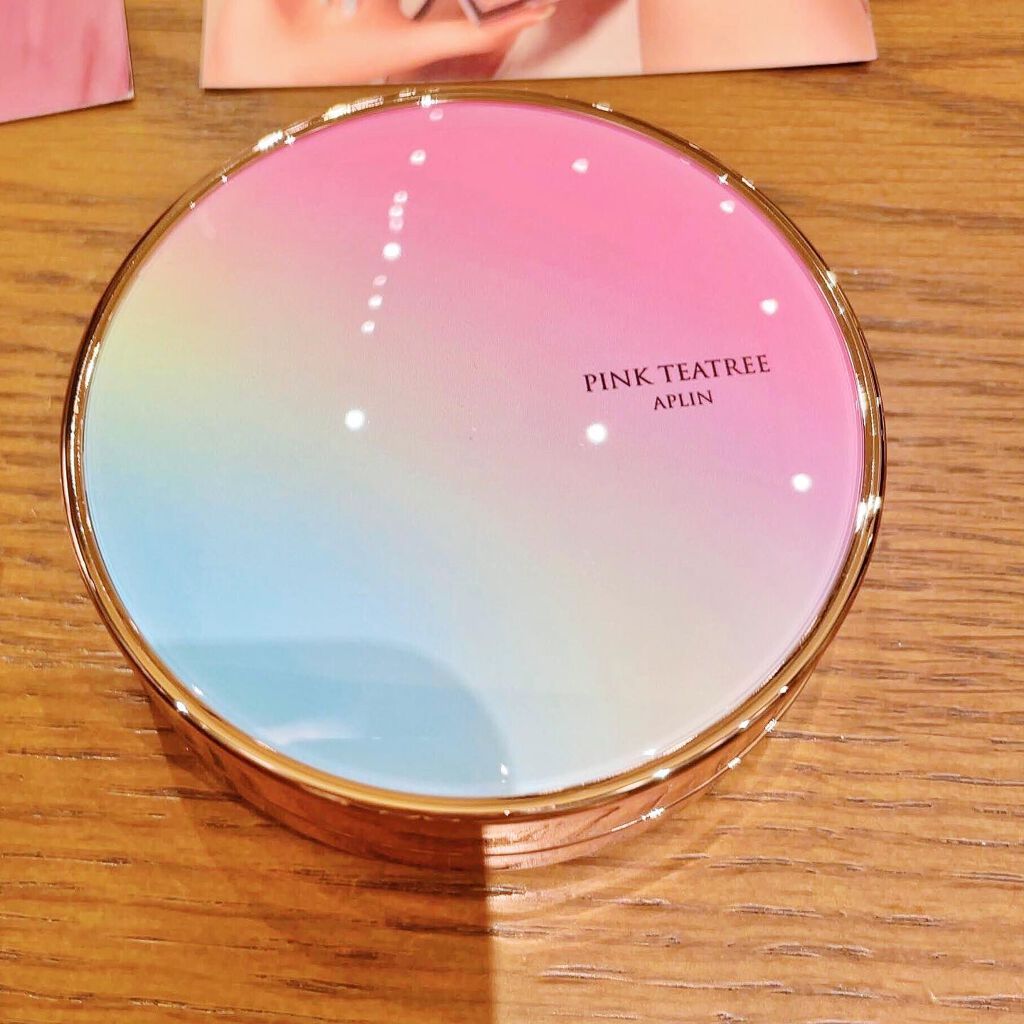 ピンクティーツリーカバークッション/APLIN/クッションファンデーションを使ったクチコミ（1枚目）