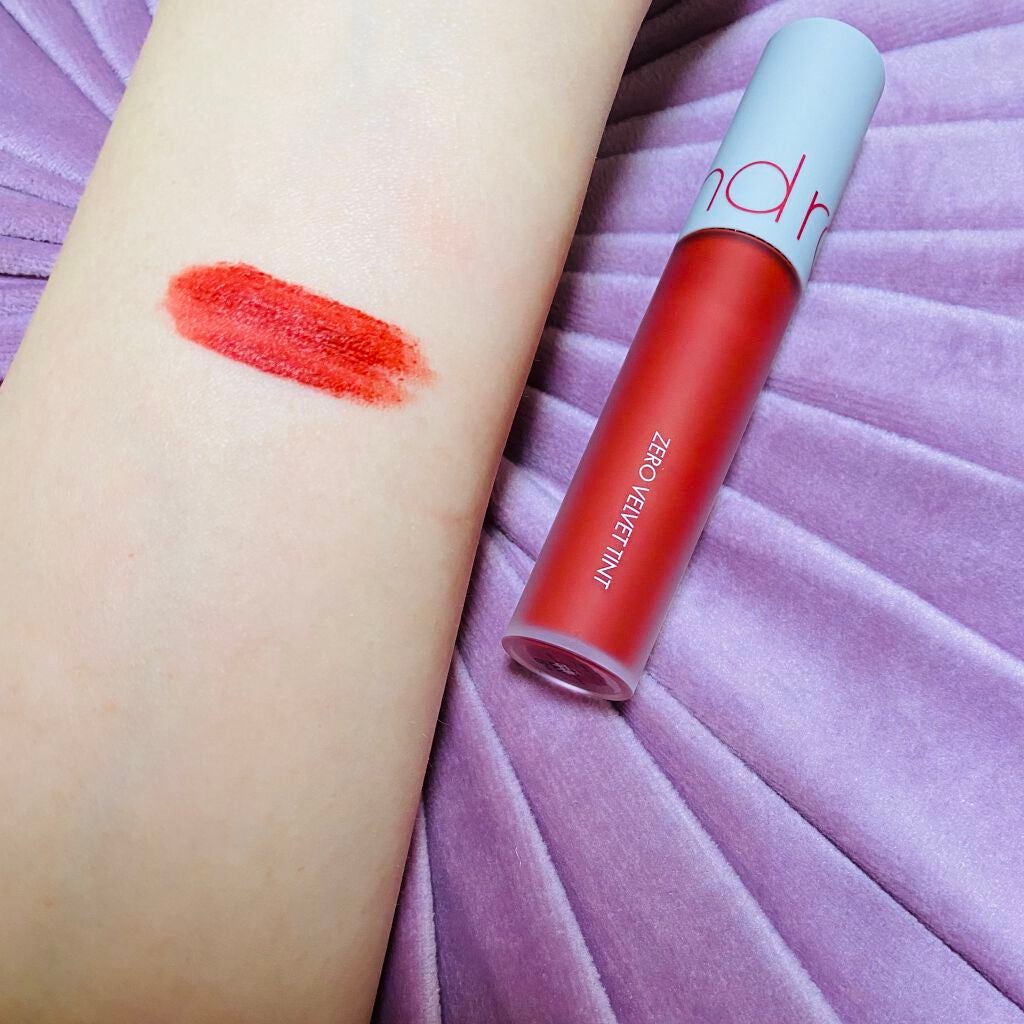 ゼロベルベットティント/rom&nd/リップティントを使ったクチコミ(2枚目)