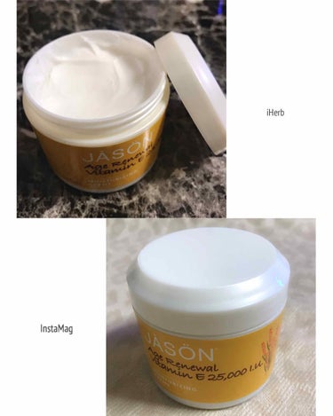 Age Renewal vitamin E 25000 IUクリーム/Jason Natural Products (海外)/フェイスクリームを使ったクチコミ（1枚目）