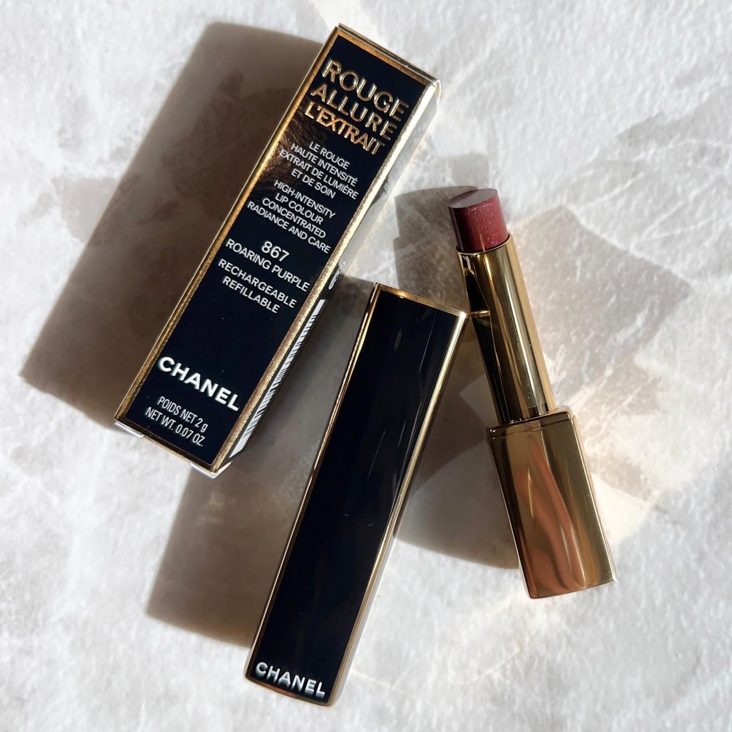 ルージュ アリュール レクストレ/CHANEL/口紅を使ったクチコミ(2枚目)